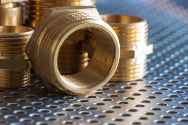 Pirinç Tesisat Teçhizatı Yakından.