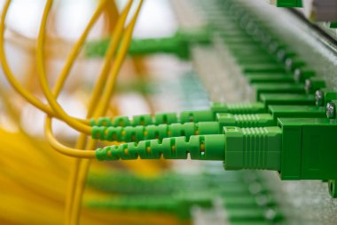 Pasif ağda fiber yama kablosu ile optik dağıtım çerçevesi