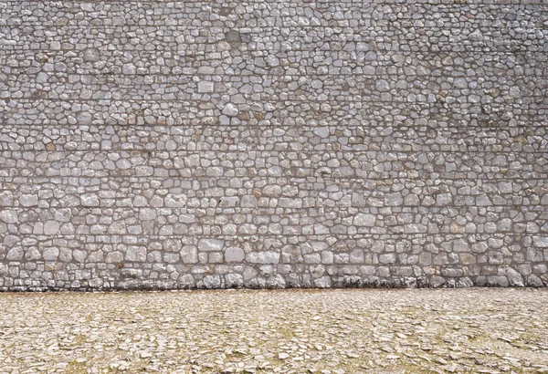 White Stone Wall Texture Background — Stock Photo, Image