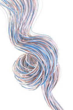 çok renkli bilgisayar ağ kablosu