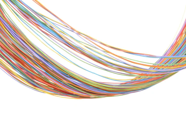 Kabel komputerowy izolowany na białym tle — Zdjęcie stockowe