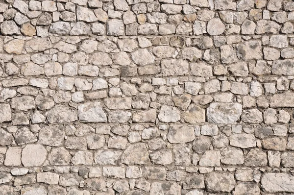 Kamenná zeď s vápencem — Stock fotografie