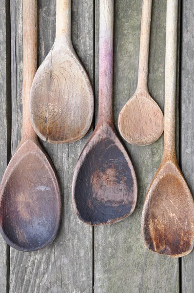 Set of old spoons