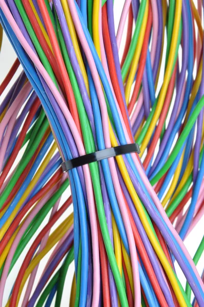 Kable i przewody elektryczne — Zdjęcie stockowe