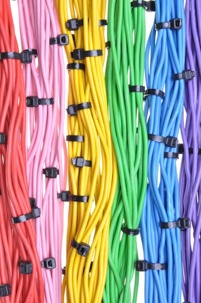 Cables de colores eléctricos —  Fotos de Stock