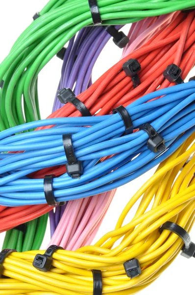Електричні кабелі — стокове фото