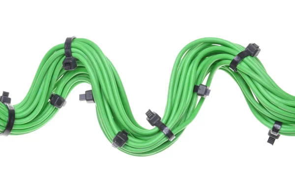 Paquete de cables verdes —  Fotos de Stock