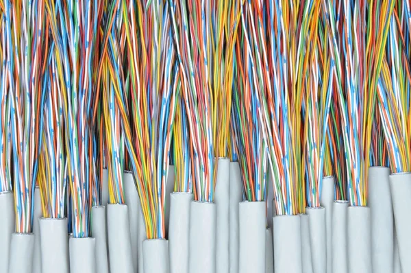 Cables de telecomunicaciones — Foto de Stock