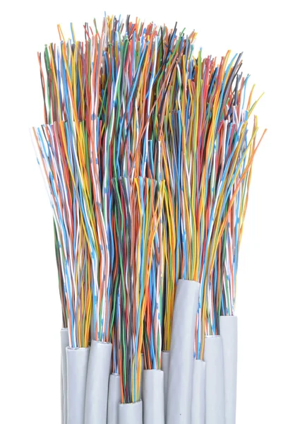 Cables de telecomunicaciones — Foto de Stock