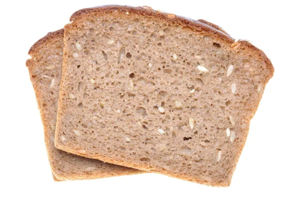 Scheiben braunes Brot — Stockfoto