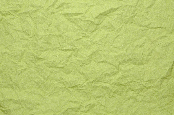 Papel crumpled verde — Fotografia de Stock