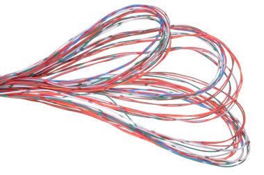 çok renkli bilgisayar ağ kablosu