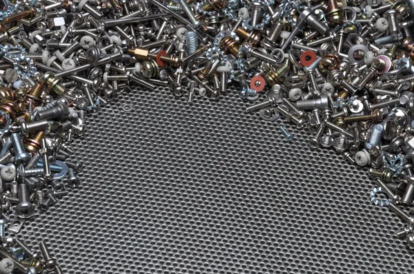 Screws nuts and bolts — Stock Photo, Image