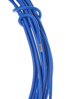 Blue cable used in electrical wiring systems