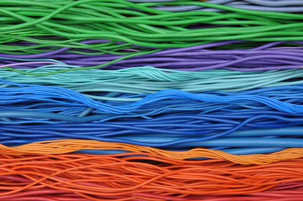 Elektrische kabels en draden — Stockfoto