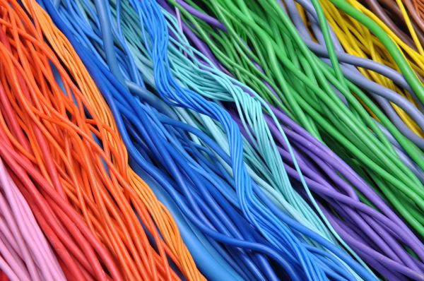 Cables y alambres eléctricos — Foto de Stock