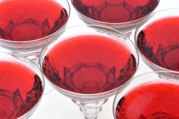 クリスタル ガラスの酒類 — ストック写真