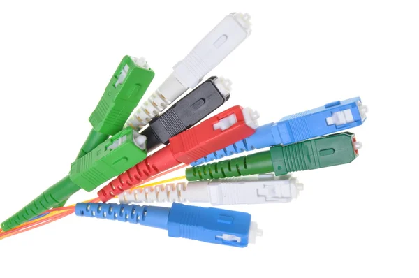 Fiber optic connectors — Stock Photo, Image