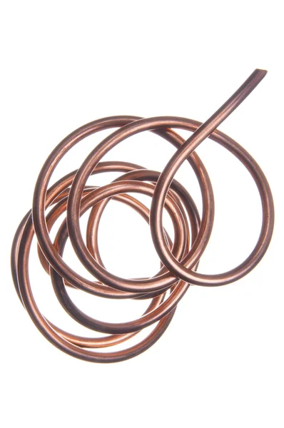 Copper wire isolated — Stock Photo, Image