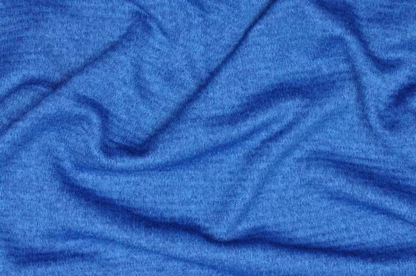 Blue draped fabric — ストック写真