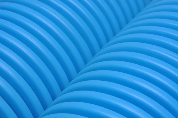 Tubi curvilinei blu per l'industria — Foto Stock
