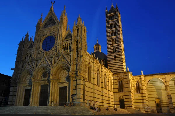 Duomo Santa Maria Assunta a Siena, Toscana, Italia — Foto Stock