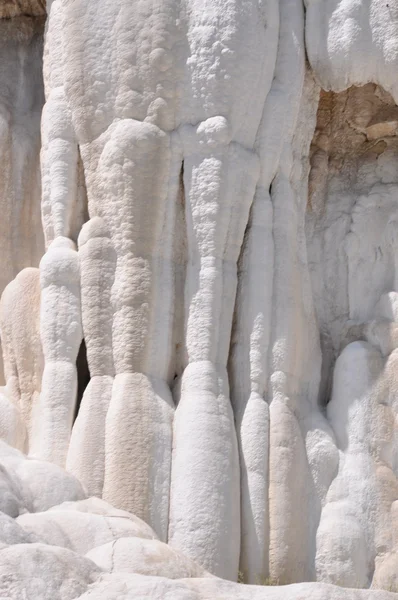 Rocks of Terme San Filippo, the most special thermal areas in Tuscany, in the province of Siena and inside the Orcia Valley Park — стоковое фото