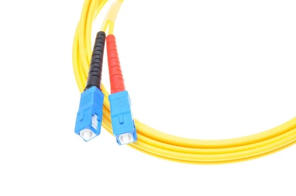 Fiber optik kablo sc yazın — Stok fotoğraf