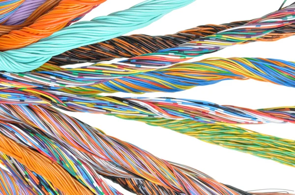 Computer netwerk kabels — Stockfoto