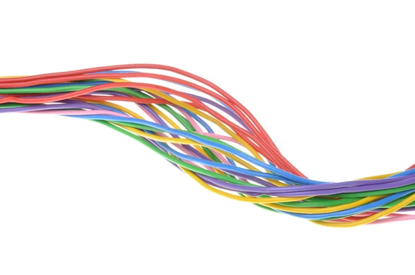 Multicolored cables — Stock Photo, Image