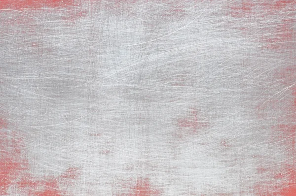 Sfondo in metallo rosso e grigio, texture — Foto Stock