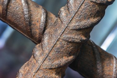 Güçlendirilmiş beton yapı için tırtıklı çelik destek çubuğu