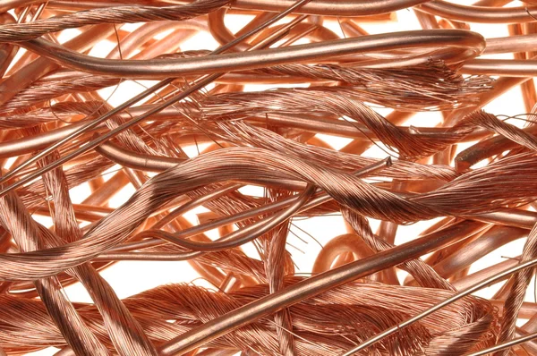 Indústria de fios de cobre — Fotografia de Stock