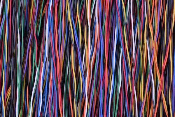 Colorful network cable and wire — Stock Photo, Image