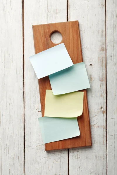 A Blank Recipe Cards (or Shopping List) — Stock Photo, Image