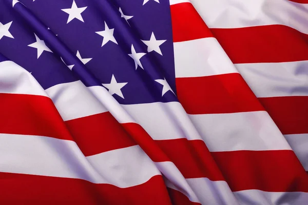 Closeup American Flag Background — Stock Photo, Image