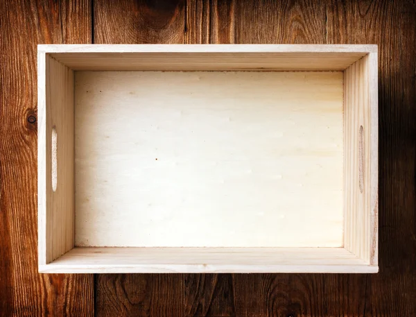 Caja de madera individual — Foto de Stock