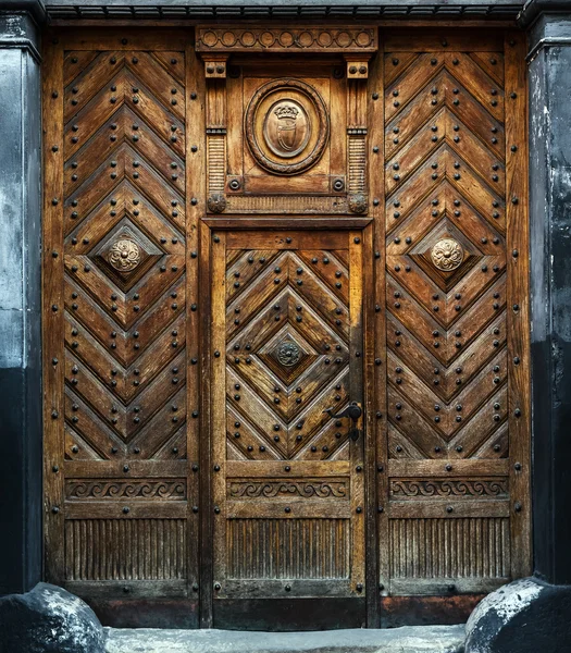 Old entrance door — Stock Photo, Image