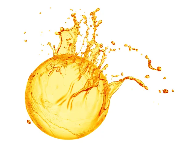 Orange juice splash — Stock Photo, Image