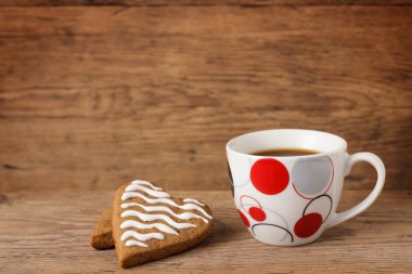 kalp şekilli kurabiye kahve