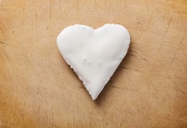 Biscoito em forma de coração — Fotografia de Stock