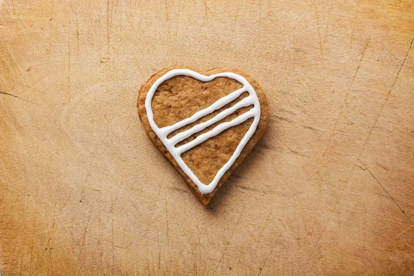 Galleta en forma de corazón —  Fotos de Stock