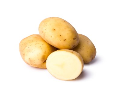 potatoes food on background clipart