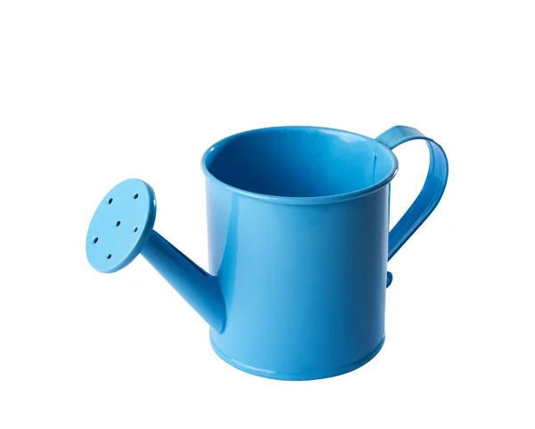 Blue watering can — Stock Photo, Image