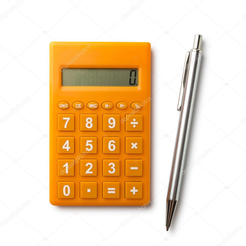 digital Calculator and pen