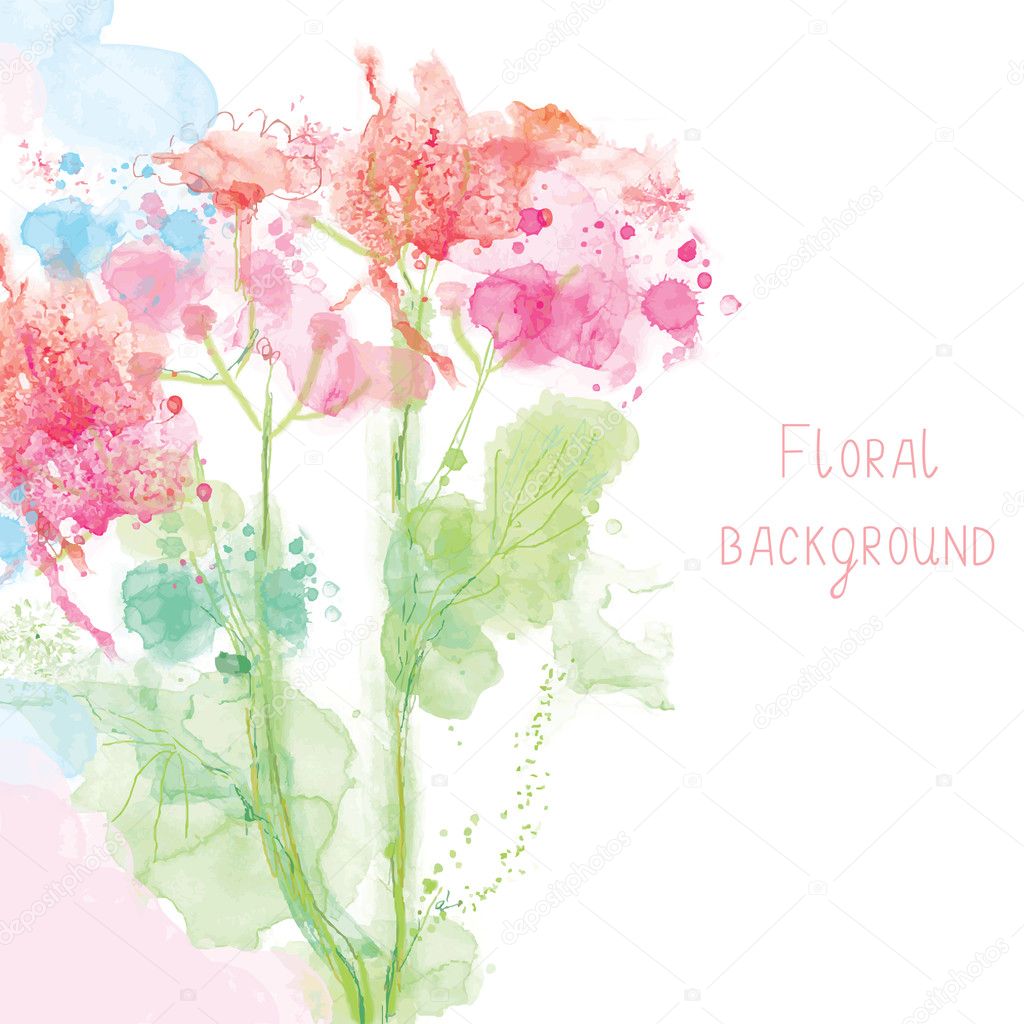 Spring floral background