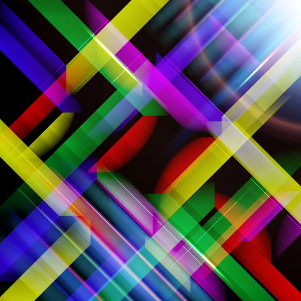 Fondo rayado brillante generado digitalmente . — Vector de stock