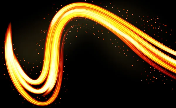 Forma abstracta de fondo-fuego . — Vector de stock