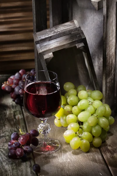 Σταφύλι και κρασί — Φωτογραφία Αρχείου