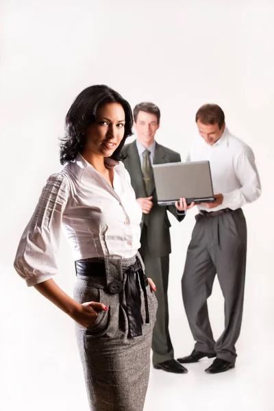 Young Business People Different Emotions — Stock Photo, Image